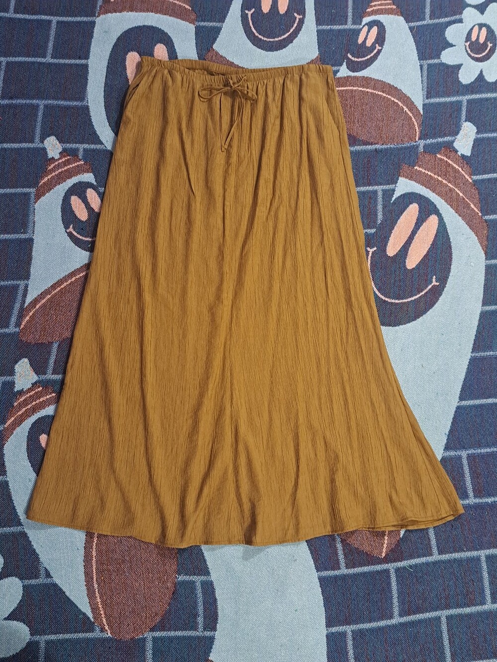 🌈ZARA CREPED MAXI SKIRT-L